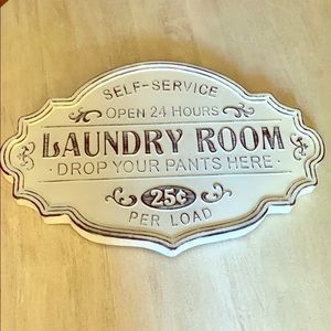 Laundry Room Wall Plaque